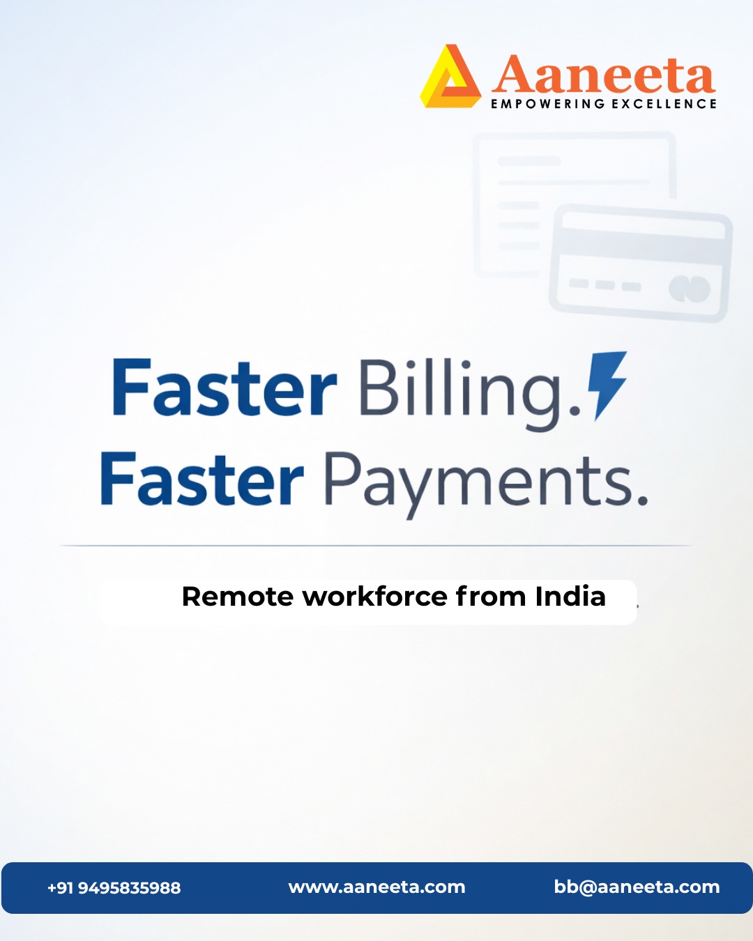 Read more about the article Faster Billing. Faster Payments.